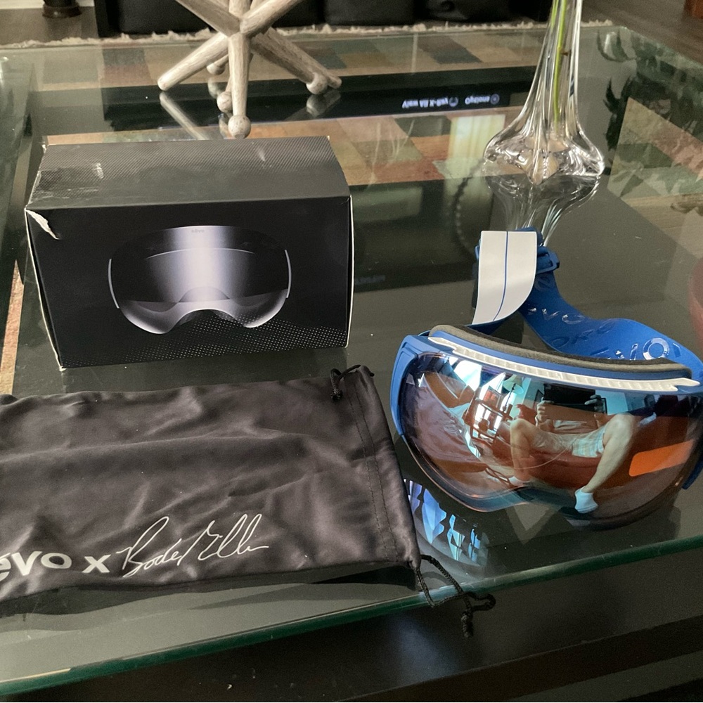 New blue Revo Bode Miller ski goggles